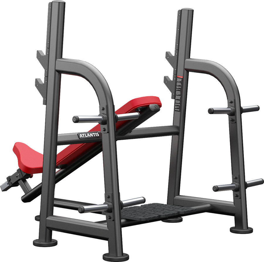 Olympic incline bench press