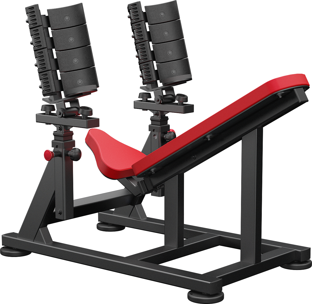 Dumbbell bench online rack