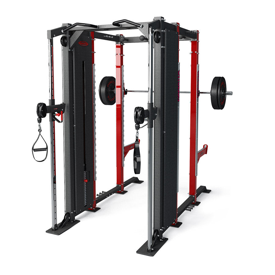 DFC POWER RACK WITH DUAL ADJUSTABLE PULLEY Pure Muscle Athletics