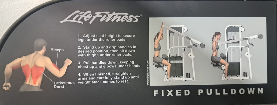Life Fitness Pro 2 Lat Pulldown - Pre Owned