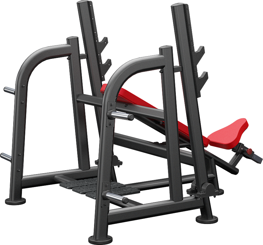 Olympic incline bench press (with pivot)