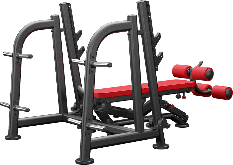 Olympic flat / Decline bench press (with pivot)