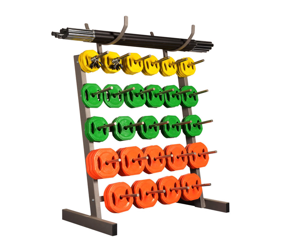 RACK FOR BODYPUMP WEIGHTS AND BARBELLS