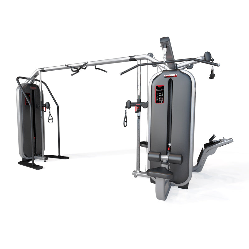 JUNGLE MACHINE + ADJUSTABLE CABLE STATION WITH BAR