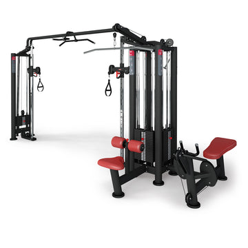 JUNGLE MACHINE HLP + ADJUSTABLE CABLE STATION WITH BAR