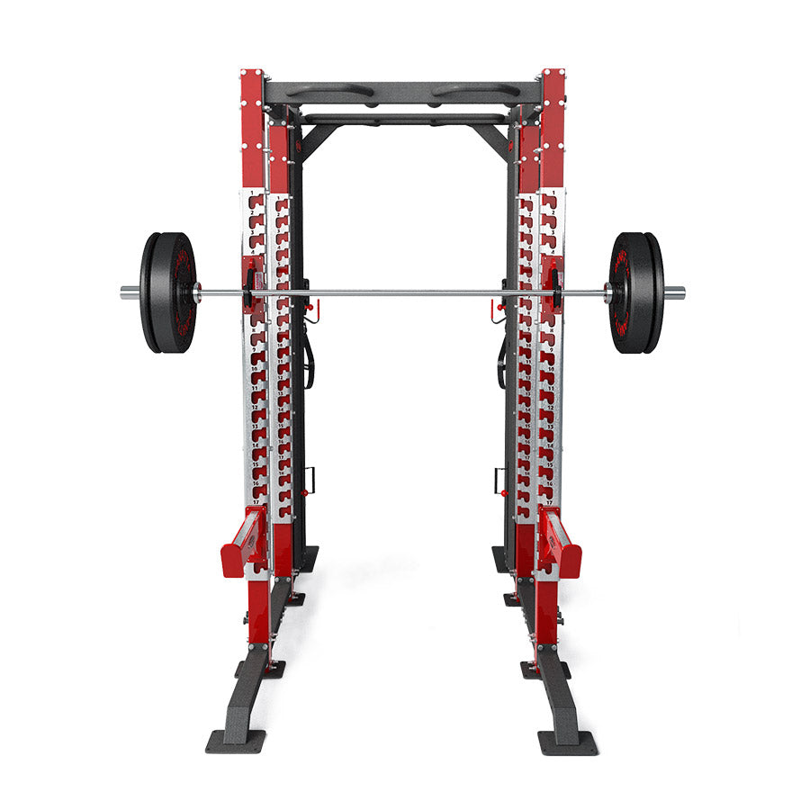 DFC POWER RACK WITH DUAL ADJUSTABLE PULLEY