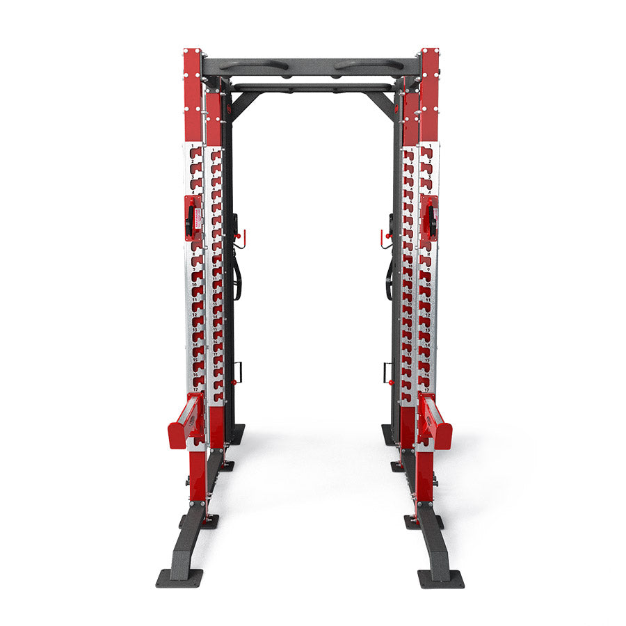 DFC POWER RACK WITH DUAL ADJUSTABLE PULLEY
